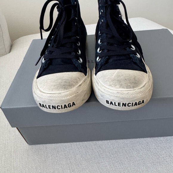 Balenciaga Shoes - Balenciaga High Top Paris Sneakers